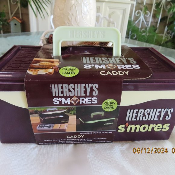 Hershey's Chocolate S'Mores Caddy Carry Case Camping Storage Tackle Box GLOW IN - Picture 1 of 10